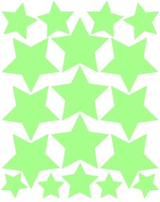 Naklejka świecąca w ciemności Fanastick Simple Stars