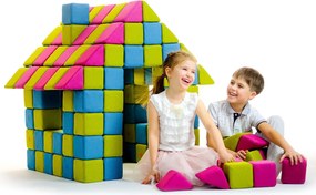Duży zestaw klocków magnetycznych JollyHeap Joy - 150 elementów
