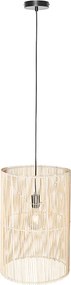 Skandynawska lampa wisząca bambusowa - Natasja