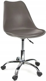 Szare krzesło na kółkach do biurka K5-M49