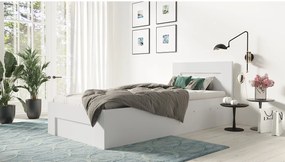 Łóżko 100cm x 200cm Otwierane z boku | BIAŁE | Pojemnik + Stelaż