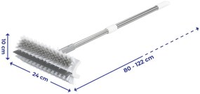 Szczotka do zamiatania ze ściągaczką, 2w1