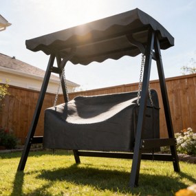 Outsunny Pokrowiec na 2-osobową huśtawkę ogrodową, wodoodporny, wiatroodporny, ochrona UV, materiał Oxford 420D | Aosom PL