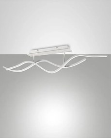 Lampa sufitowa wisząca LED Sinuo 36W, biała, 3666-65-102 firmy Fabas Luce