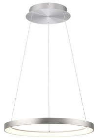 Designerska lampa wisząca aluminiowa z LED z funkcją ściemniania Easylift - HoopDesignerski Oswietlenie wewnetrzne