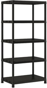 Półka na narzędzia Plus XL / 5 Czarna 90 x 60 x 187 cm