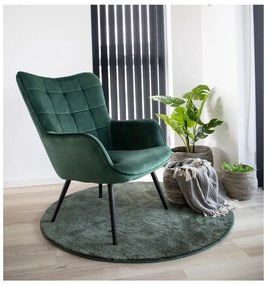 Zielony aksamitny fotel House Nordic Glasgow