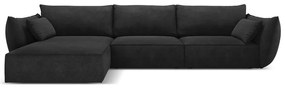 Ciemnoszary narożnik (lewostronny) Vanda – Mazzini Sofas