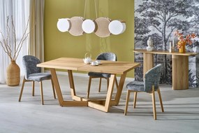 MASSIVE 3 stół rozkładany 160-250x90x77 cm dąb naturalny 6-10 osobowy