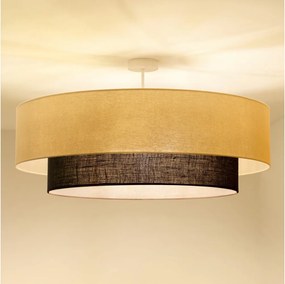 Brilagi - Przysufitowy żyrandol LED Styl BOHO 3xE27/15W/230V śr. 80 cm kremowy/brązowy