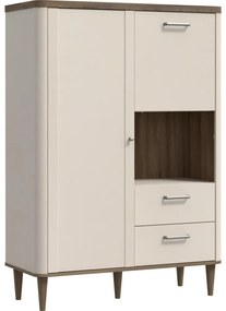 Komoda VIRO brązowa/beżowa