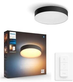 Philips Hue ENRAVE M LED 19,2W 230V czarny + DO, ściemnialne oświetlenie sufitow