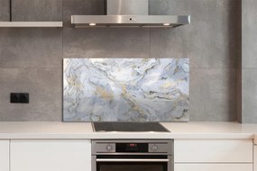 Panel szklany do Kuchni Ponadczasowa Ściana z Marmuru