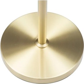 Lampa stojąca w biało-złotym kolorze ze szklanym kloszem (wysokość 176 cm) Glamy – Mauro Ferretti