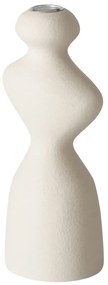 Świecznik ceramiczny o nieregularnym kształcie  MORANA, 22 cm