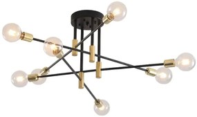 LAMPA SUFITOWA WISZĄCA APP733-8C Złota