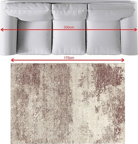 Dywan Softness silver/claret 120x170cm