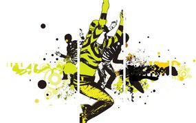 Obraz - Street dance (125x70 cm)