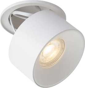 Nowoczesne oczko wpuszczane białe GU10 50mm - Echo