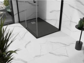 Mexen Stone+ brodzik kompozytowy prostokątny 120 x 100 cm, antracyt - 44711012