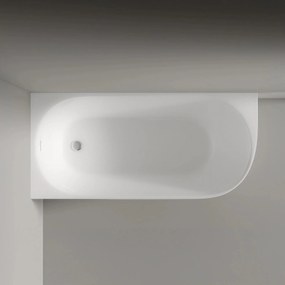 Wanna wolnostojąca przyścienna oszczędzająca miejsce NORA CORNER