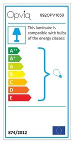 Lampa wisząca w czarno-złotym kolorze ø 14 cm Kem – Opviq lights