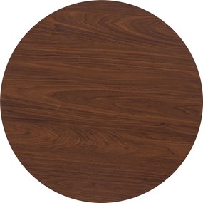 Stolik kawowy okrągły Stellis 60 cm - orzech