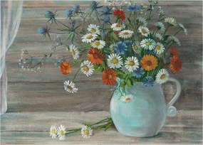 Obraz - Kwiaty polne, obraz olejny (70x50 cm)