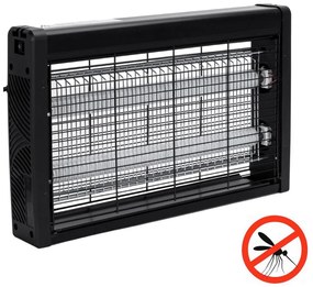 Brilagi - Elektryczny łapacz owadów 2xUV/18W/230V 100 m2 czarny