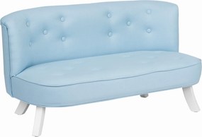 Nierozkładana sofa dziecięca Somebunny len