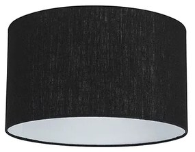 Czarny abażur z tkaniny 35/35/20