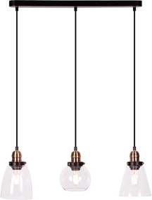 Potrójna lampa wisząca nad wyspę loft - 3X S609 P8-C82