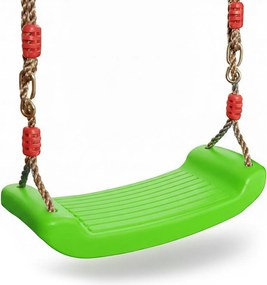 Huśtawka ogrodowa dla dzieci plastikowa ZOYA zielona