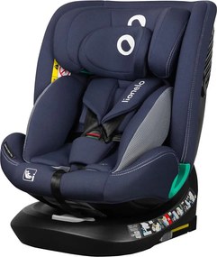 Lionelo – fotelik samochodowy z obrotową bazą BASTIAAN ONE i-Size 40–150 cm Granatowy