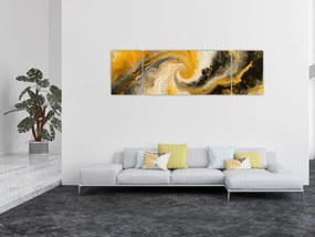Obraz - Abstrakcja spiralna (170x50 cm)