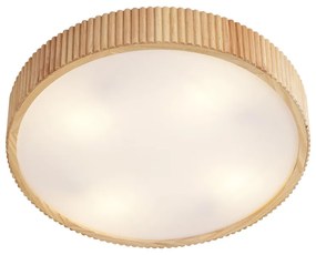 Lampa sufitowa Japandi drewniana 50 cm 4-źródła światła - LyraJapandi Oswietlenie wewnetrzne