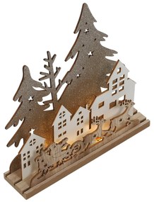 Świąteczna lampa stołowa LED,20 cm