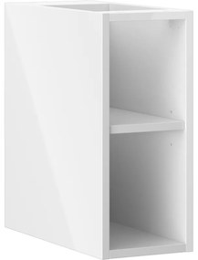 Mexen Box-A szafka otwarta z półką 20 cm, biała połysk - 91AX2-0200-470-0-00