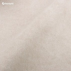 Beżowe tapicerowane łóżko ze stelażem 90x200 cm Tulsa – Ropez
