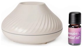 LED RGB Dyfuzor zapachowy z imitacją płomienia LED/6,5W/5V 130ml biały