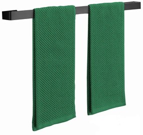 Czarny metalowy wieszak łazienkowy 60 cm Z1-L31