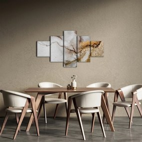 Obraz - Atrament marmurkowy (125x70 cm)