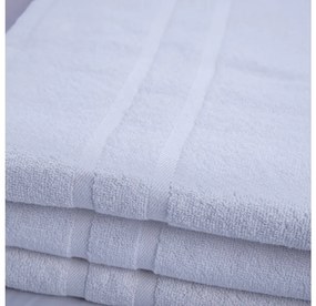 Ręcznik kąpielowy hotelowy Deluxe 100 x 200 cm biały, 100% bawełna