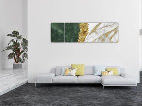 Obraz - Zielony marmur N⁰1 (170x50 cm)