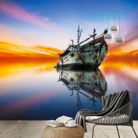 Fototapeta - Opuszczony statek (196x136 cm)
