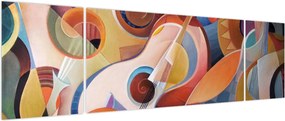 Obraz - Muzyczny abstrakt (170x50 cm)
