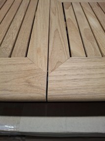 CONCEPT FSC® - stół rozkładany z blatem tekowym - Towar z drobną wadą (N592)