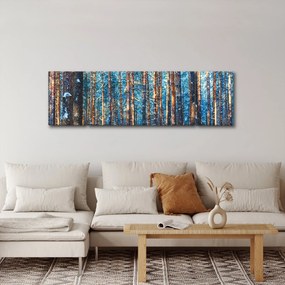 Obraz - Zimowy las (170x50 cm)