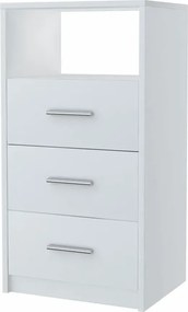 Wysoka biała komoda Z8-S19