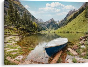 Obraz - Seealpsee, jezioro w Szwajcarii (70x50 cm)